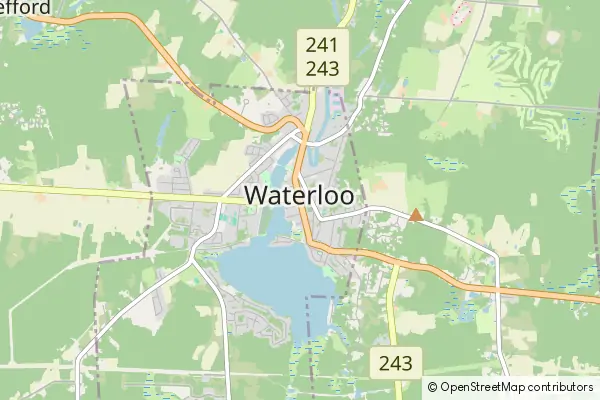 Mapa Waterloo