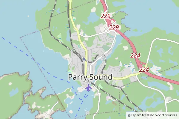 Mapa Parry Sound