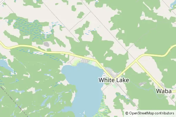 Mapa White Lake