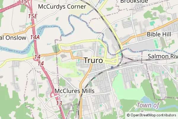 Mapa Truro