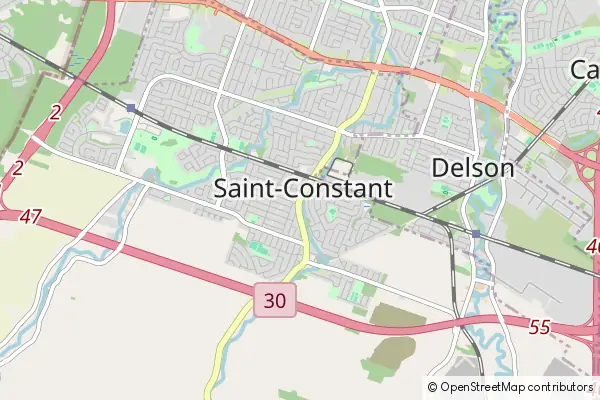 Mapa Saint-Constant