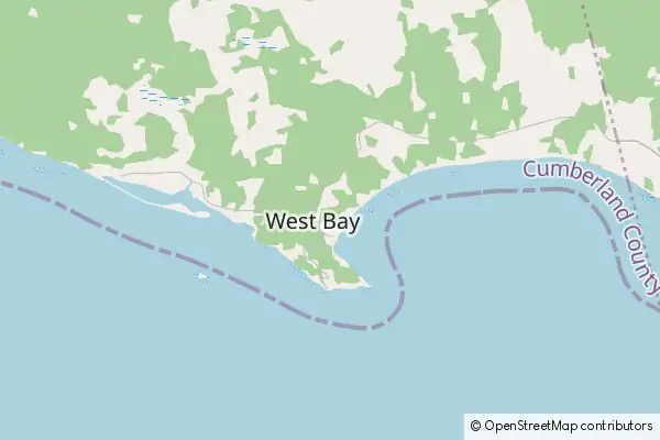 Mapa West Bay