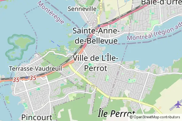 Mapa L'Île-Perrot