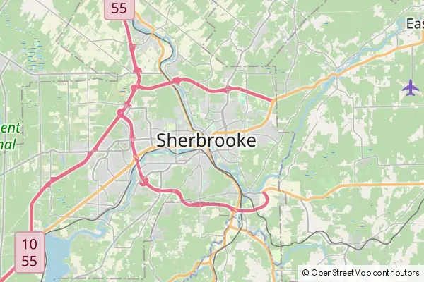 Mapa Sherbrooke