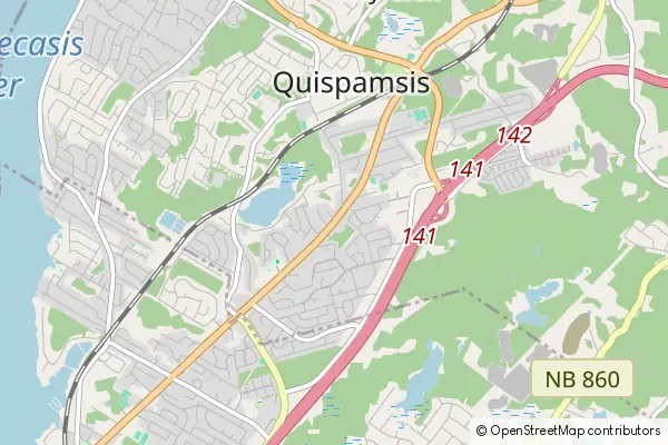 Mapa Quispamsis