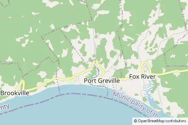 Mapa Port Greville