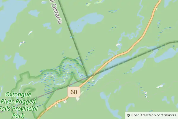 Mapa Algonquin Provincial Park