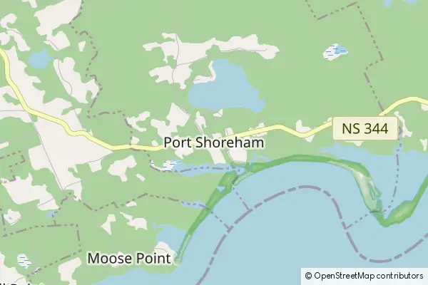 Mapa Port Shoreham