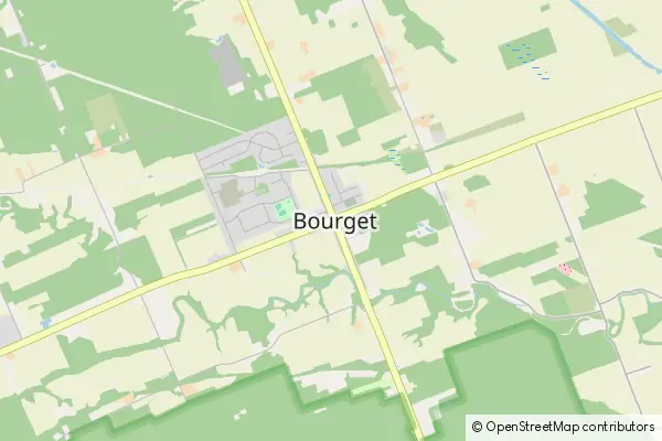 Mapa Bourget