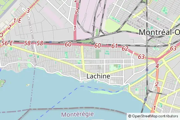 Mapa Lachine