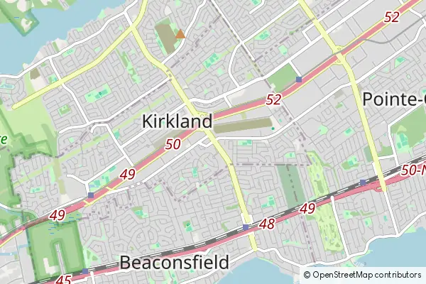 Mapa Kirkland