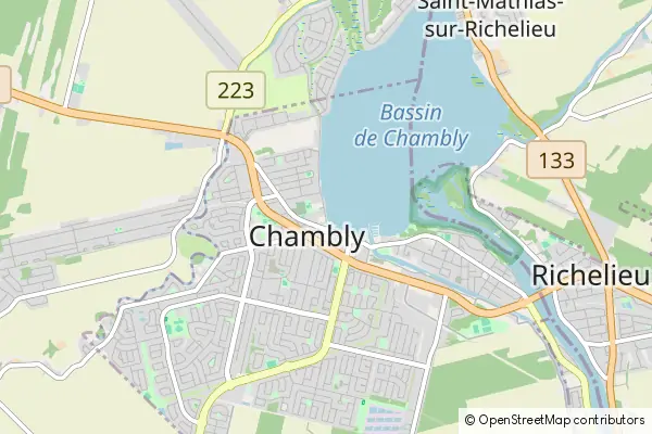 Mapa Chambly