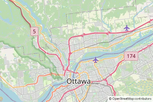 Mapa Gatineau