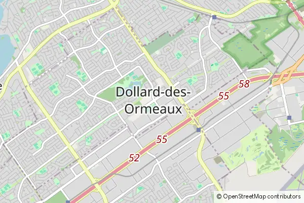 Mapa Dollard-des-Ormeaux