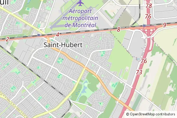 Mapa Saint-Hubert