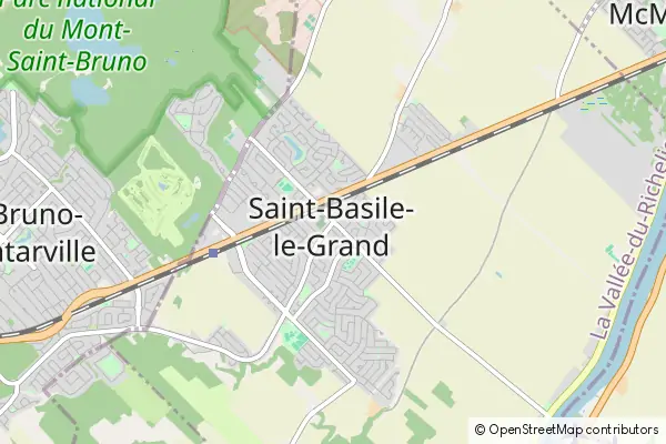 Mapa Saint-Basile-le-Grand