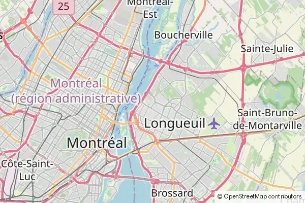 Mapa Longueuil