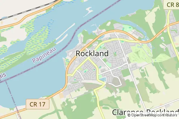 Mapa Rockland