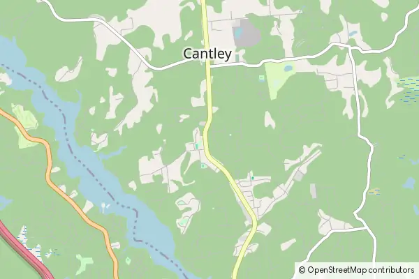 Mapa Cantley