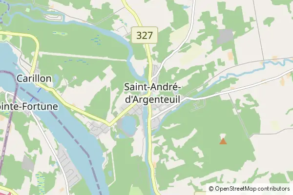 Mapa St-Andre-d'Argenteuil