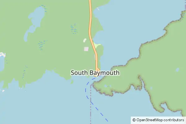 Mapa South Baymouth