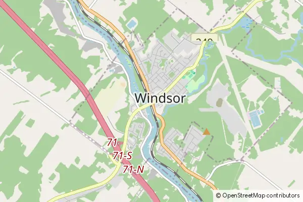 Mapa Windsor