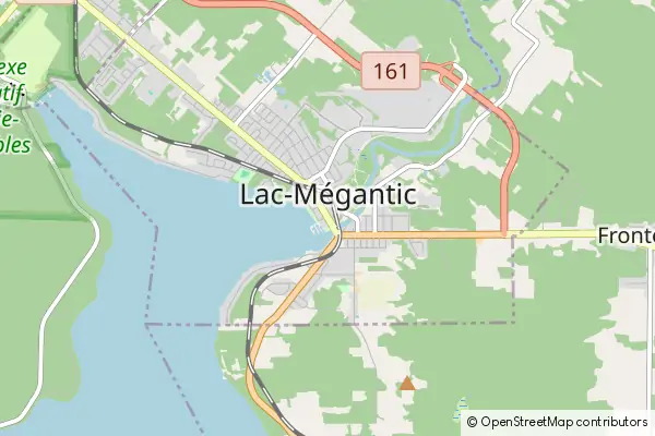 Mapa Lac-Mégantic