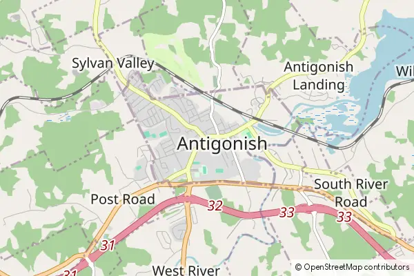 Mapa Antigonish