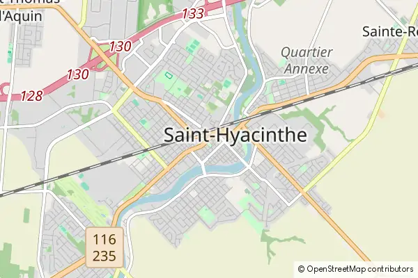 Mapa Saint Hyacinthe