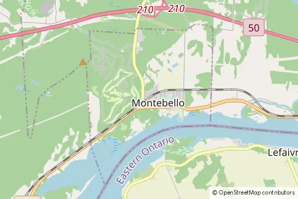 Mapa Montebello