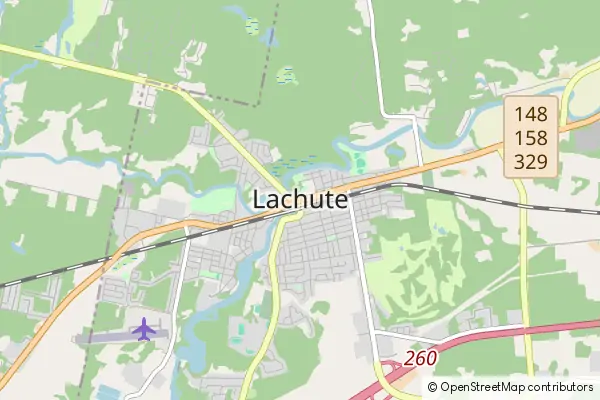 Mapa Lachute