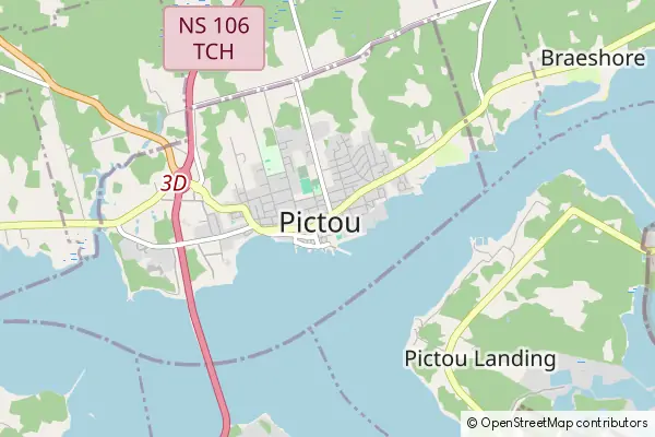 Mapa Pictou