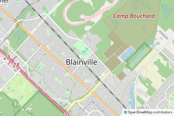 Mapa Blainville