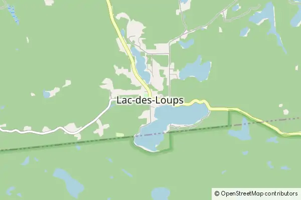 Mapa Lac-des-Loups