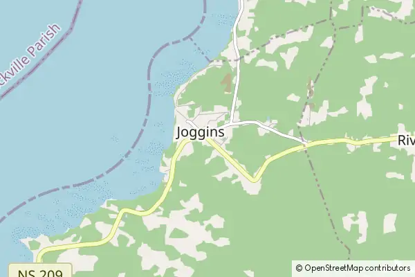 Mapa Joggins