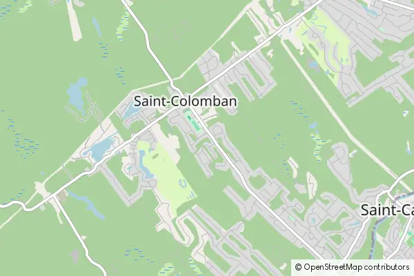 Mapa Saint-Colomban