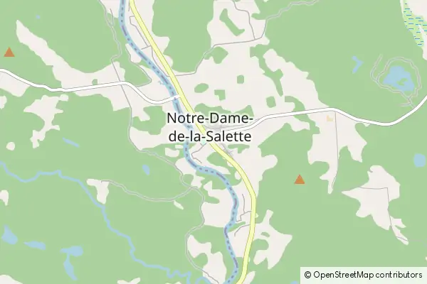 Mapa Notre-Dame-de-la-Salette