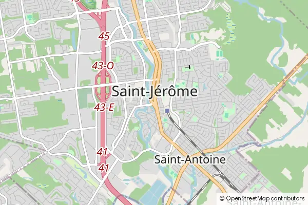 Mapa Saint Jerome