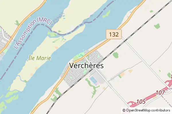 Mapa Verchères