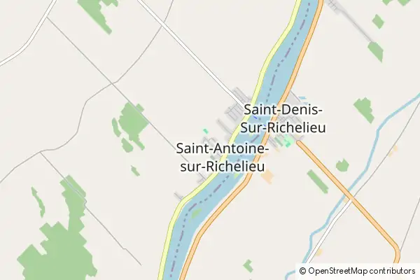 Mapa Saint-Antoine-sur-Richelieu