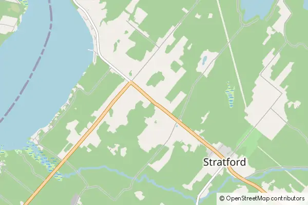 Mapa Stratford