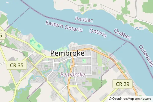 Mapa Pembroke