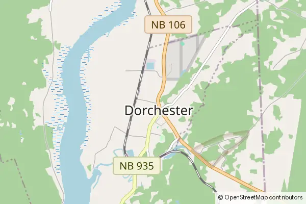 Mapa Dorchester