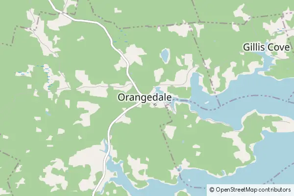 Mapa Orangedale