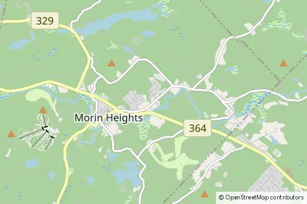 Mapa Morin Heights