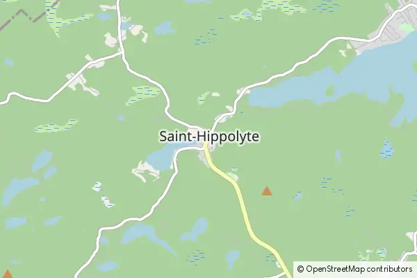 Mapa Saint Hippolyte