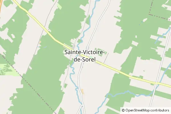 Mapa Sainte-Victoire-de-Sorel