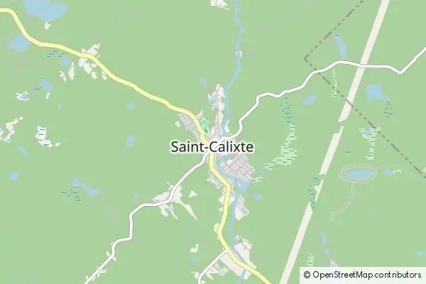 Mapa Saint-Calixte