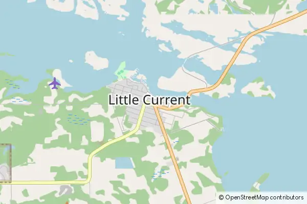 Mapa Little Current