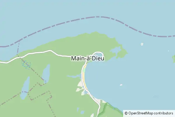 Mapa Main-à-Dieu